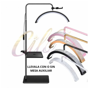 Lámparas Media Luna Con y Sin Brillos