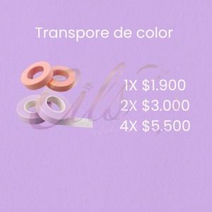 Cinta Transpore de Color